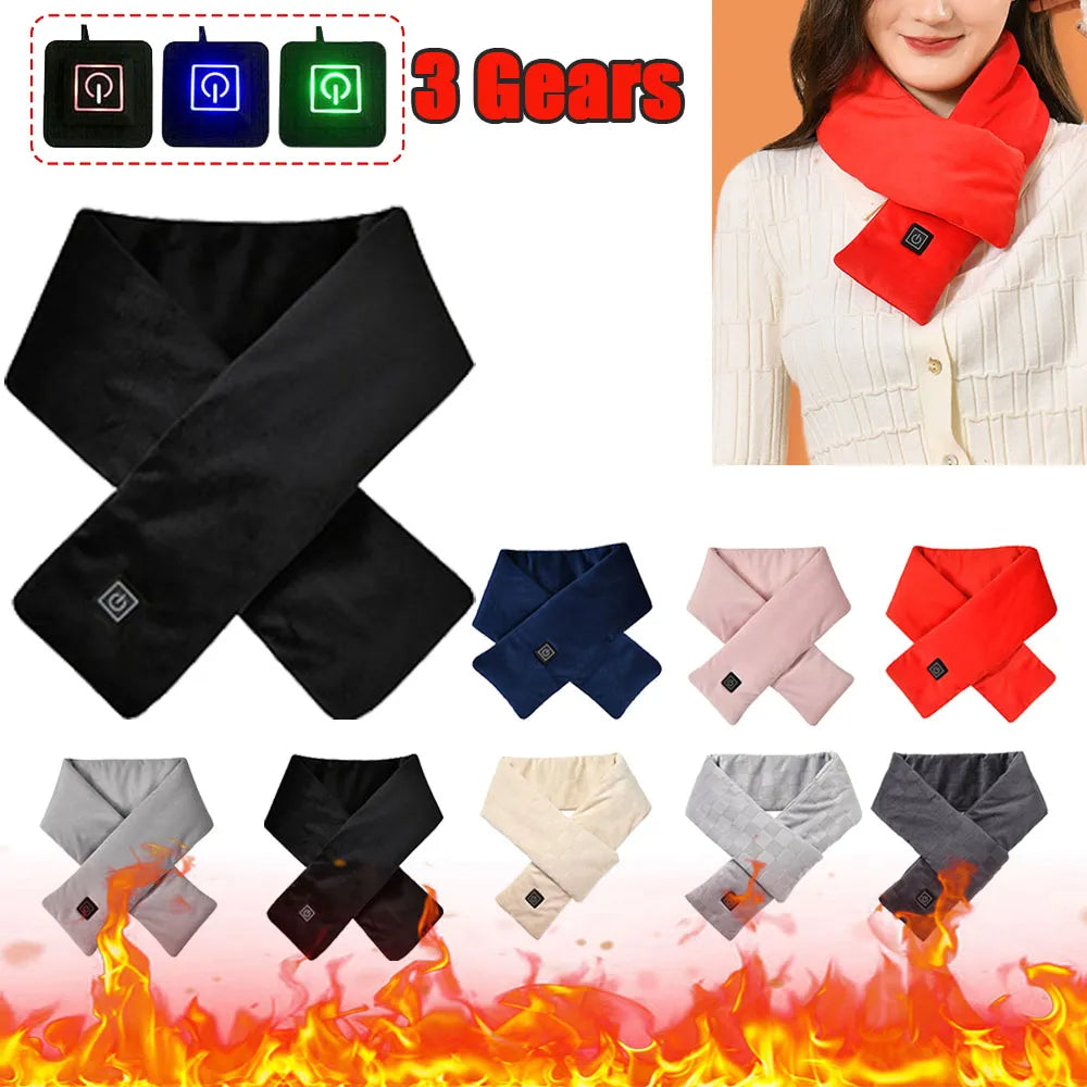 Women Men Heating Scarf